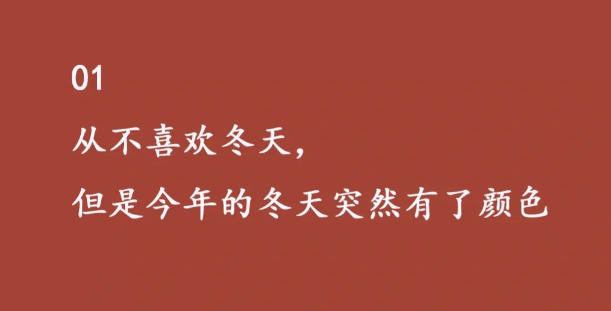 冬日爱意满满的文案集-第2张图片-温柔治愈励志文案网