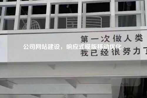 公司网站建设，响应式模版移动优化。