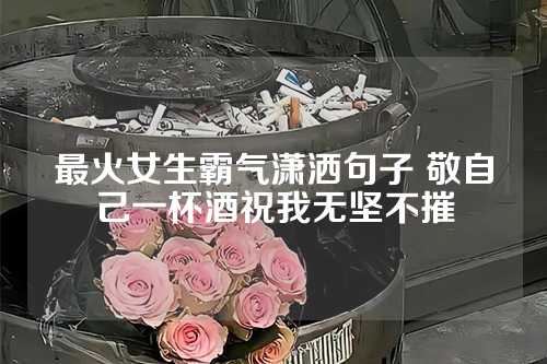 最火女生霸气潇洒句子 敬自己一杯酒祝我无坚不摧