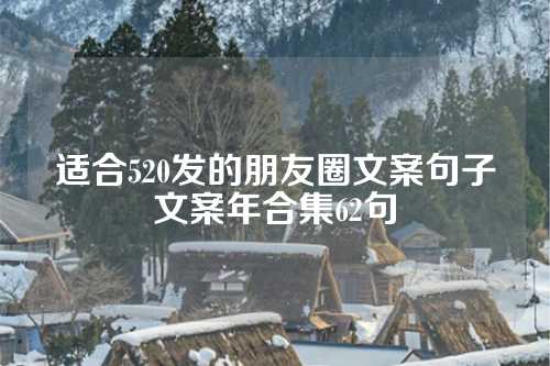 适合520发的朋友圈文案句子文案年合集62句-第1张图片-温柔治愈励志文案网