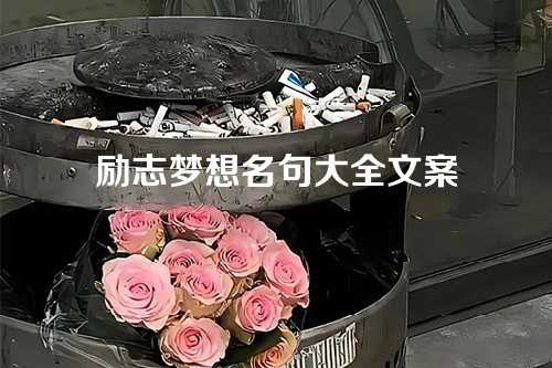 励志梦想名句大全文案