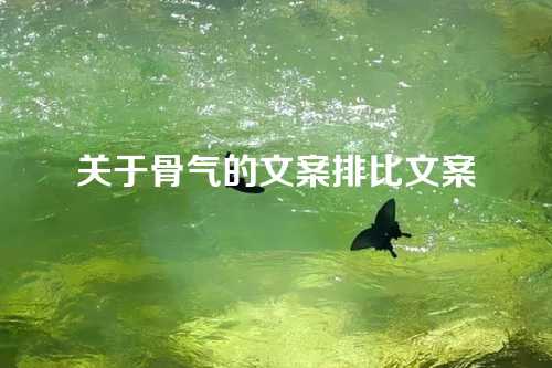 关于骨气的文案排比文案