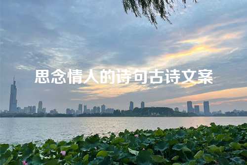 思念情人的诗句古诗文案-第1张图片-温柔治愈励志文案网