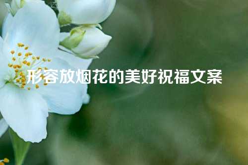 形容放烟花的美好祝福文案