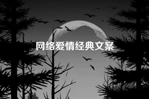 网络爱情经典文案