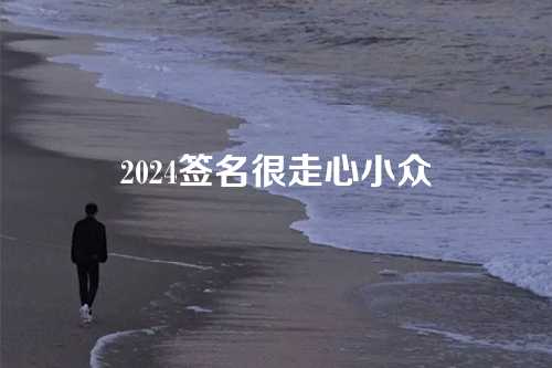 2024签名很走心小众-第1张图片-温柔治愈励志文案网