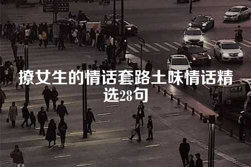 撩女生的情话套路土味情话精选28句-第1张图片-温柔治愈励志文案网